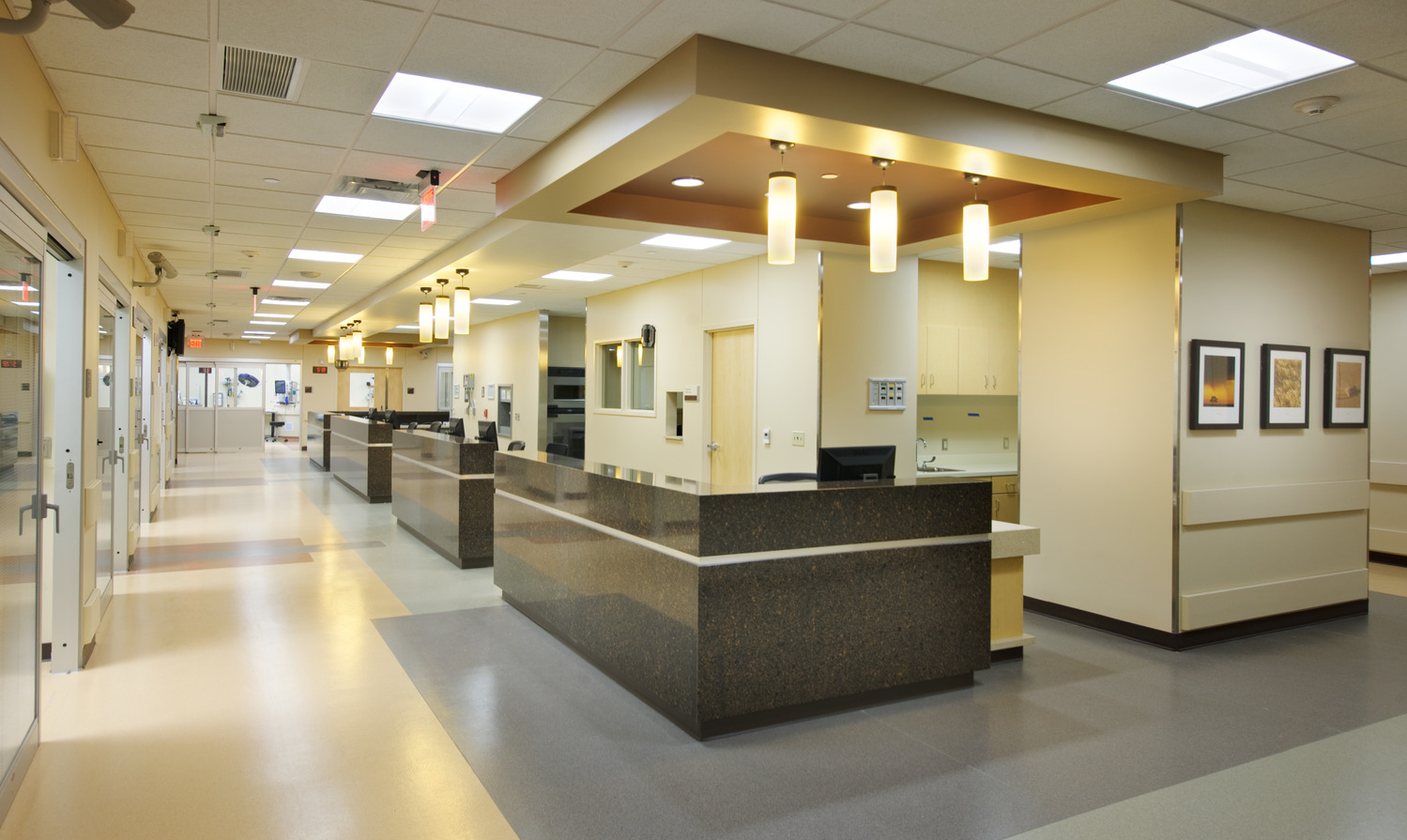 Nurse Station and corridor
