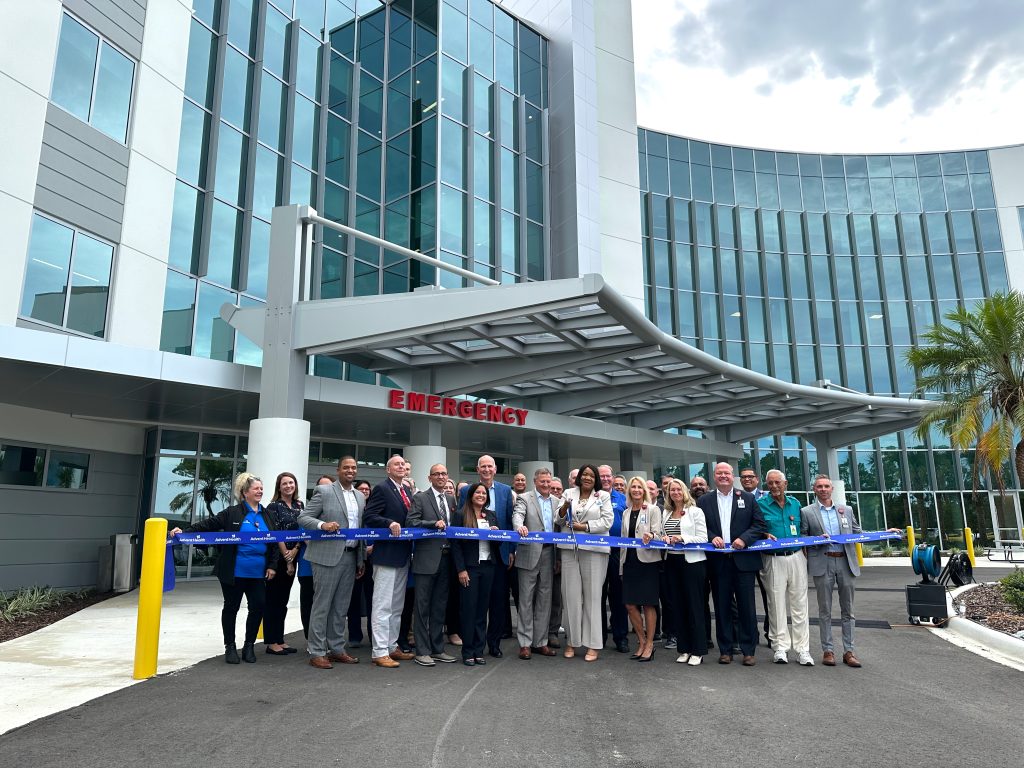 AdventHealth Palm Coast Parkway Hospital ribbon cutting