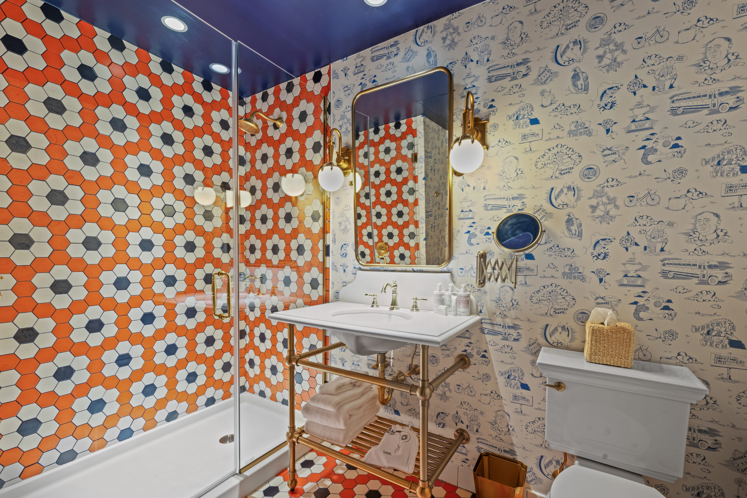 Photo of a bathroom in a hotel room