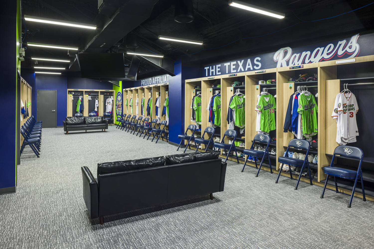 Baseball locker room
