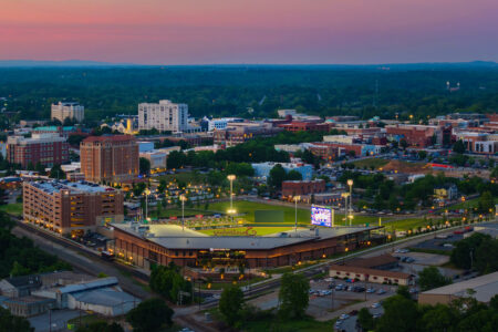 Image of a baseball stadium