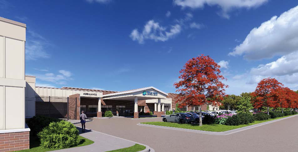 Rendering of behavioral hospital