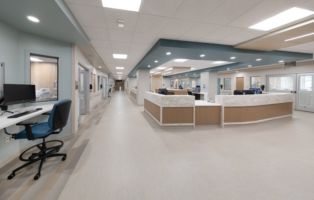 Jupiter Medical Center Jupiter Medical Center Tim and Jayne Donahue Patient Care Tower interior