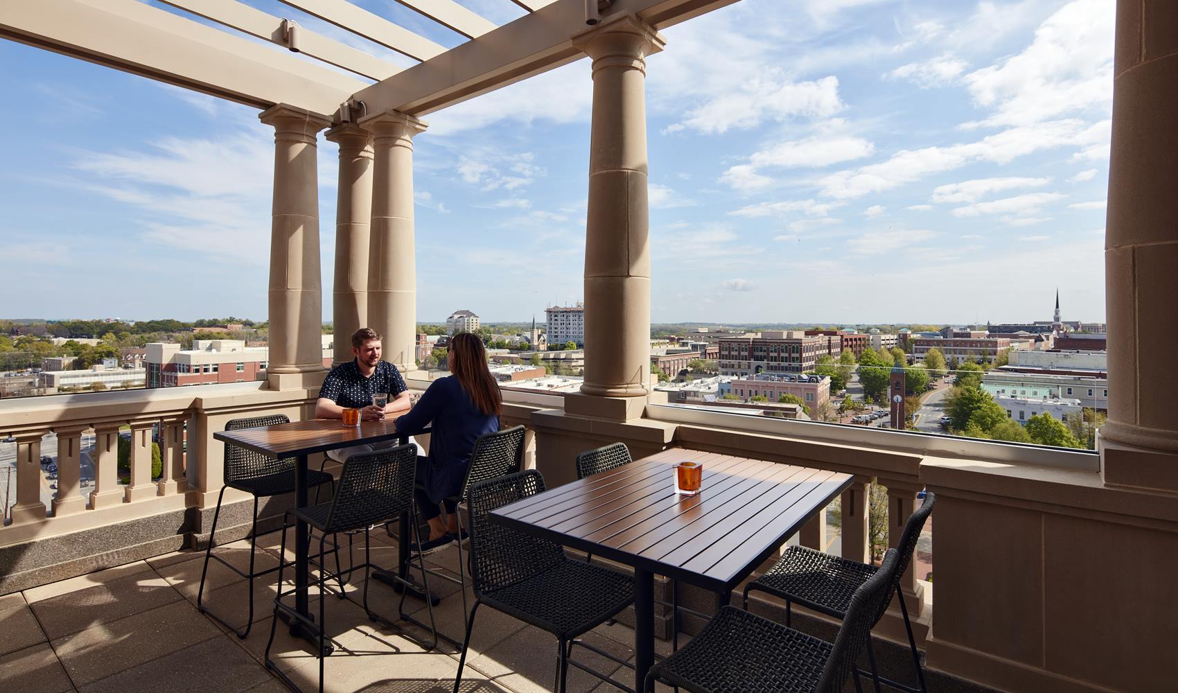 A C Hotel Spartanburg Rooftop Dining