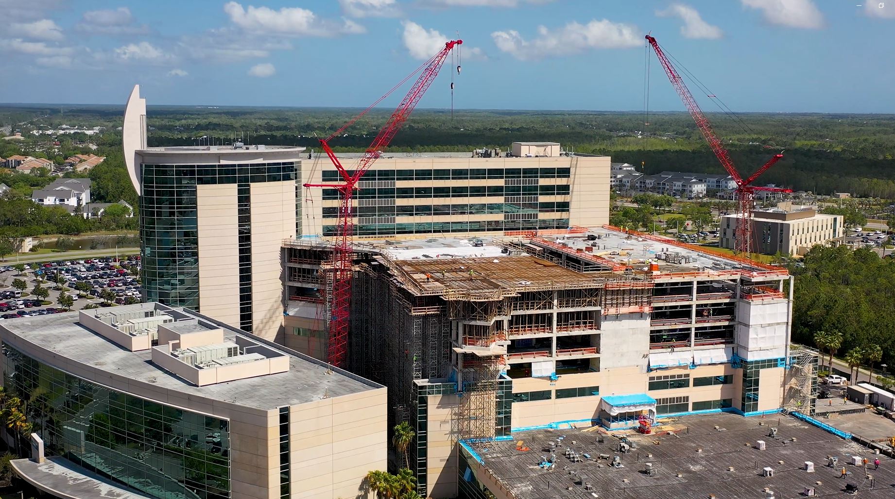 AdventHealth Daytona Beach Structural Completion - Courtesy of Universal Forming, Inc.