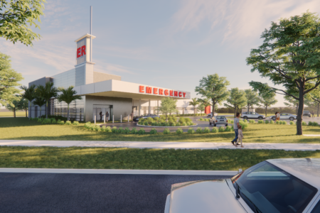 AdventHealth Meadow Pointe ER Exterior Rendering