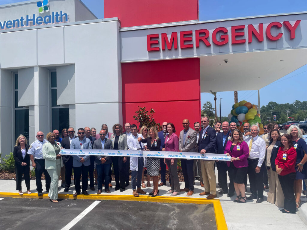 AdventHealth Treaty Oaks ER ribbon cutting