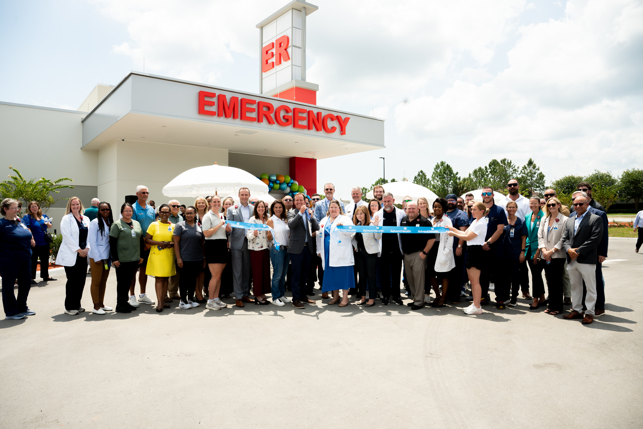AdventHealth Fruitland Park ER ribbon cutting