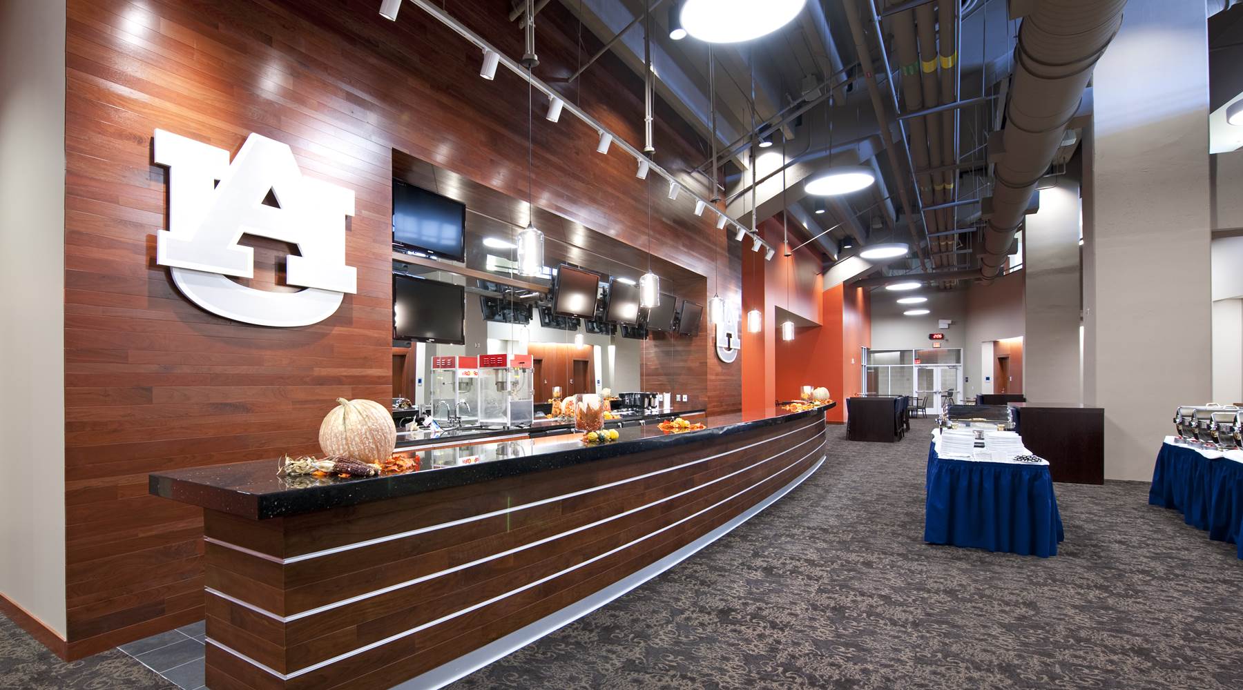 Auburn Arena hospitality area