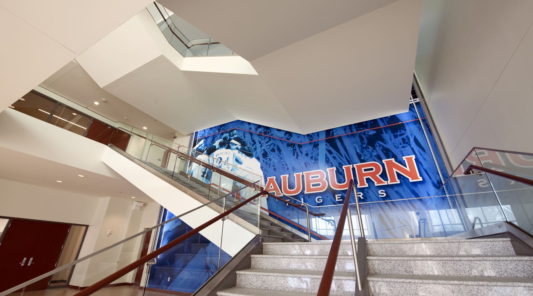 Auburn Arena interior staircase