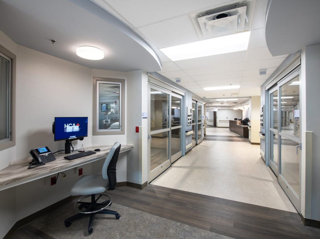 HCA Florida Fawcett Hospital hallway