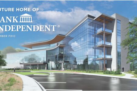 Bank Independent Operations Center Front Entrance