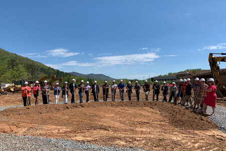 Group groundbreaking photo