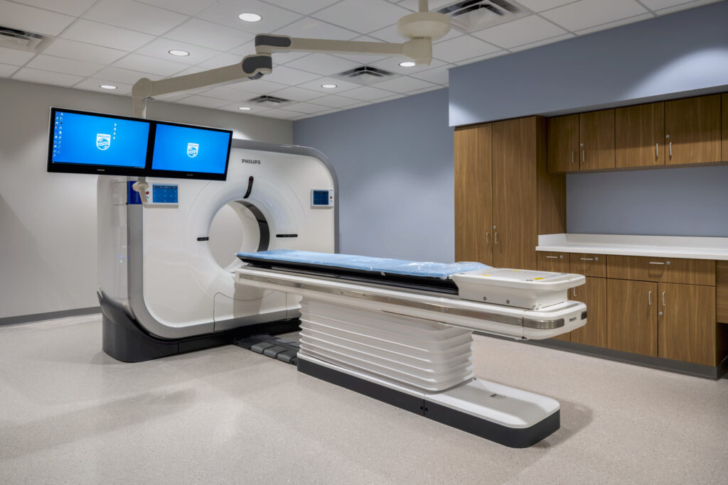 UK King's Daughters expansion and renovation CT scan room