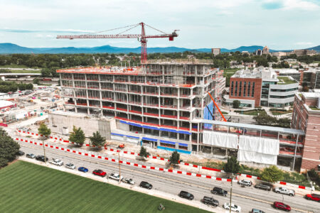 Carilion Taubman Cancer Center Topping Out - Courtesy of Branch