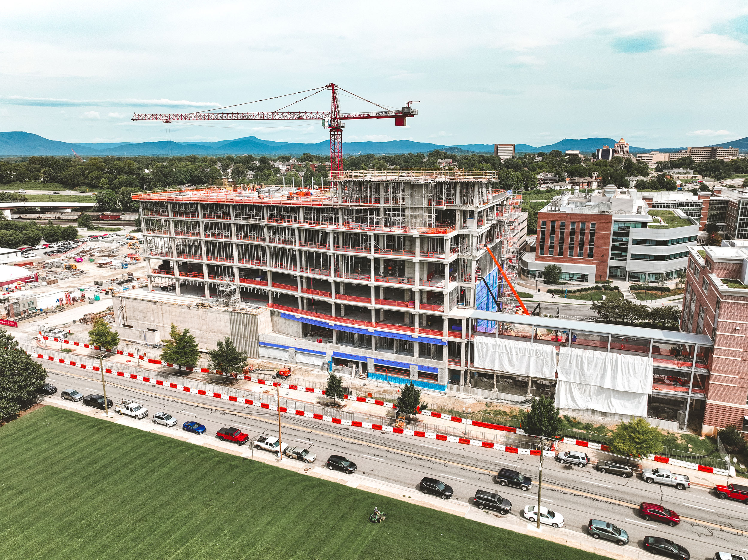Carilion Taubman Cancer Center Topping Out - Courtesy of Branch