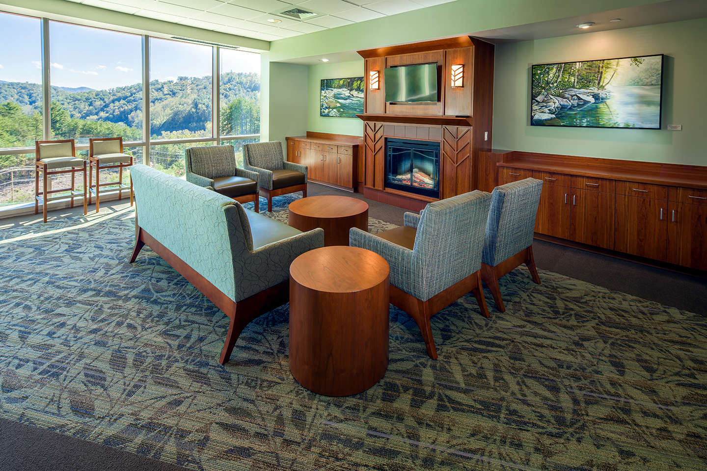 Waiting area at Cherokee Hospital