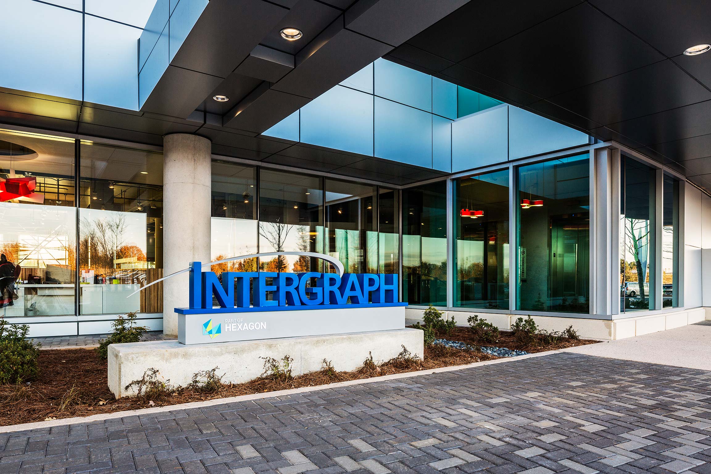Entrance of Intergraph Headquarters