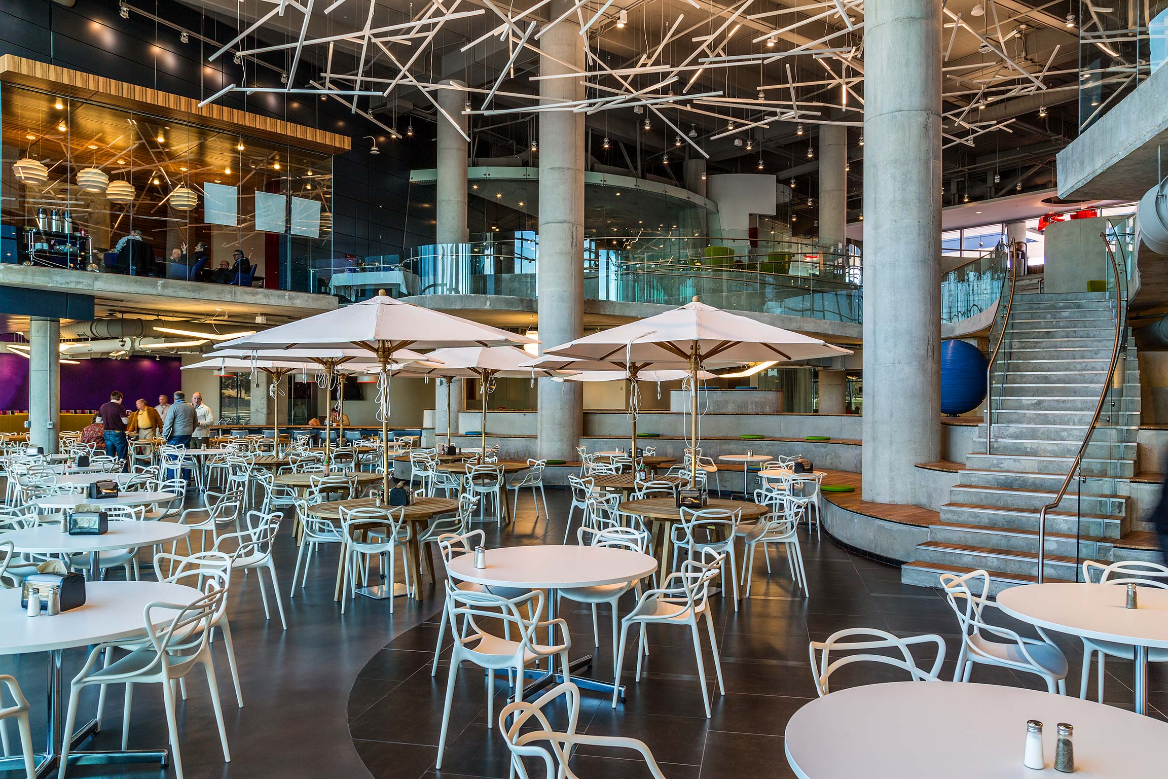 Dining area inside Intergraph Headquarters