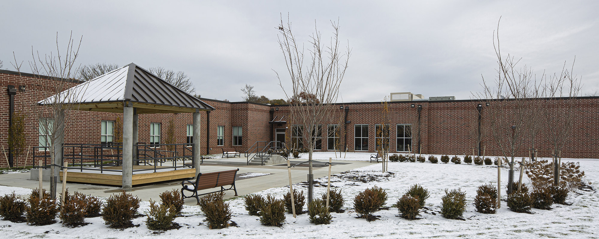 hospital courtyard