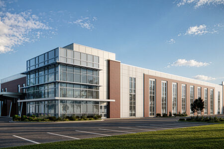 Self Regional Healthcare Spring Street Medical Office Building rendering