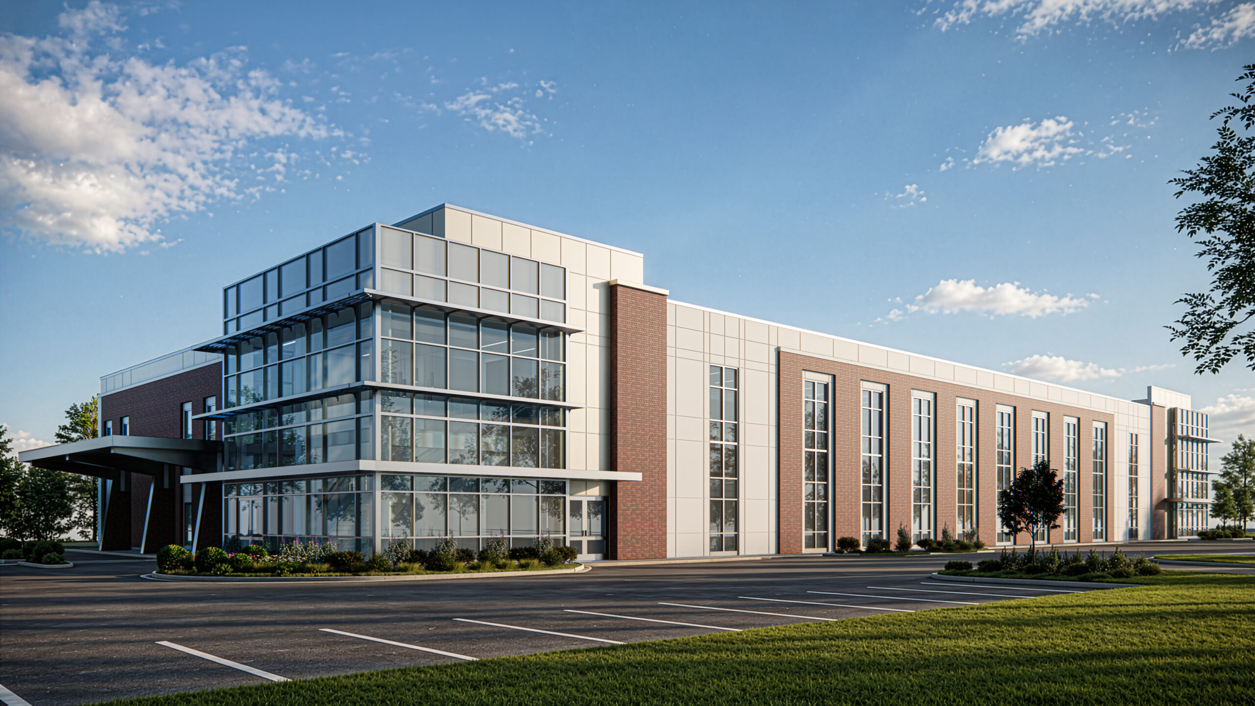 Self Regional Healthcare Spring Street Medical Office Building rendering