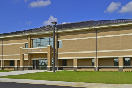 Exterior view of Love Dental Clinic at Fort Benning