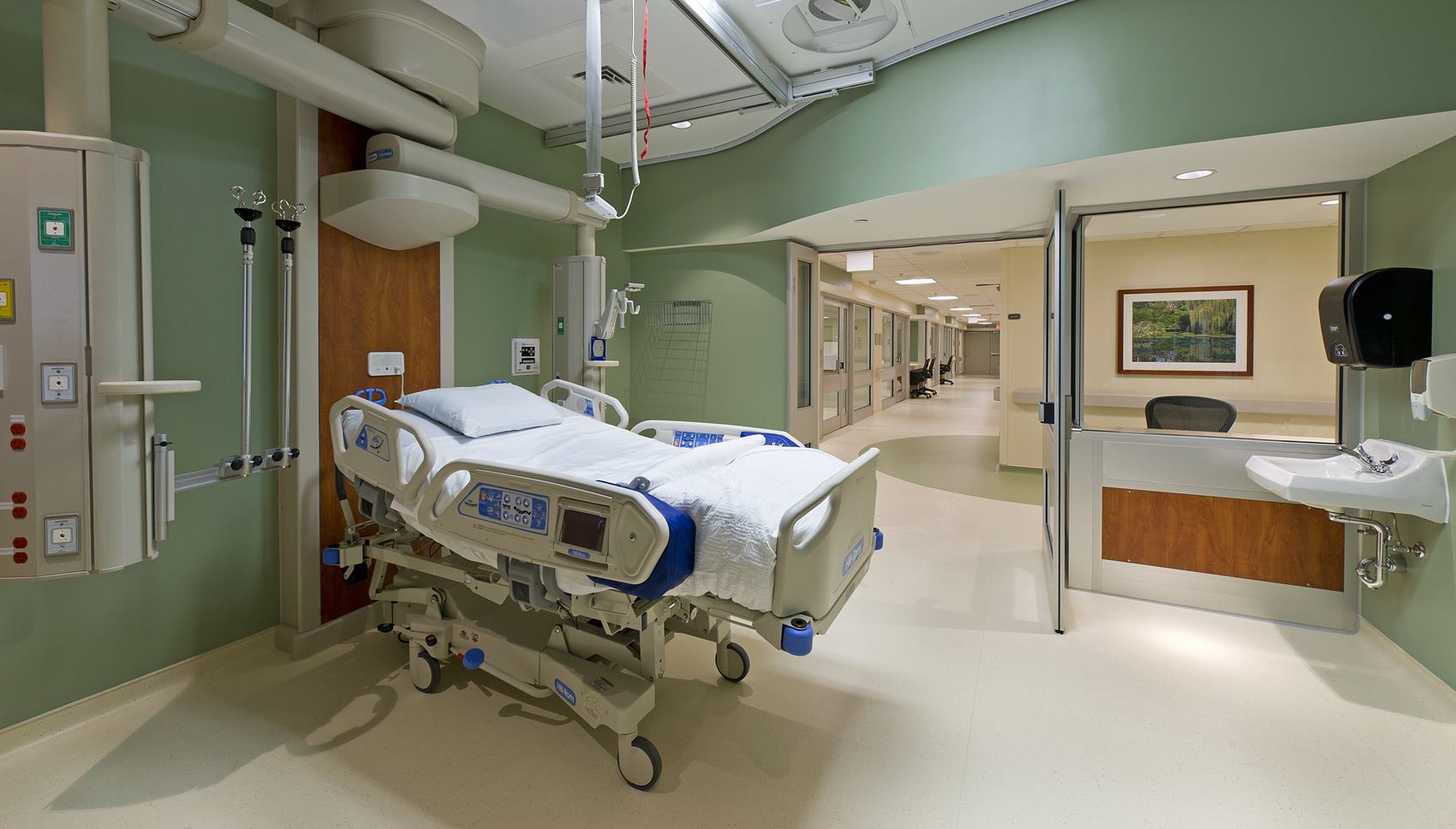 Fort Gordon Intensive Care Unit Patient Room