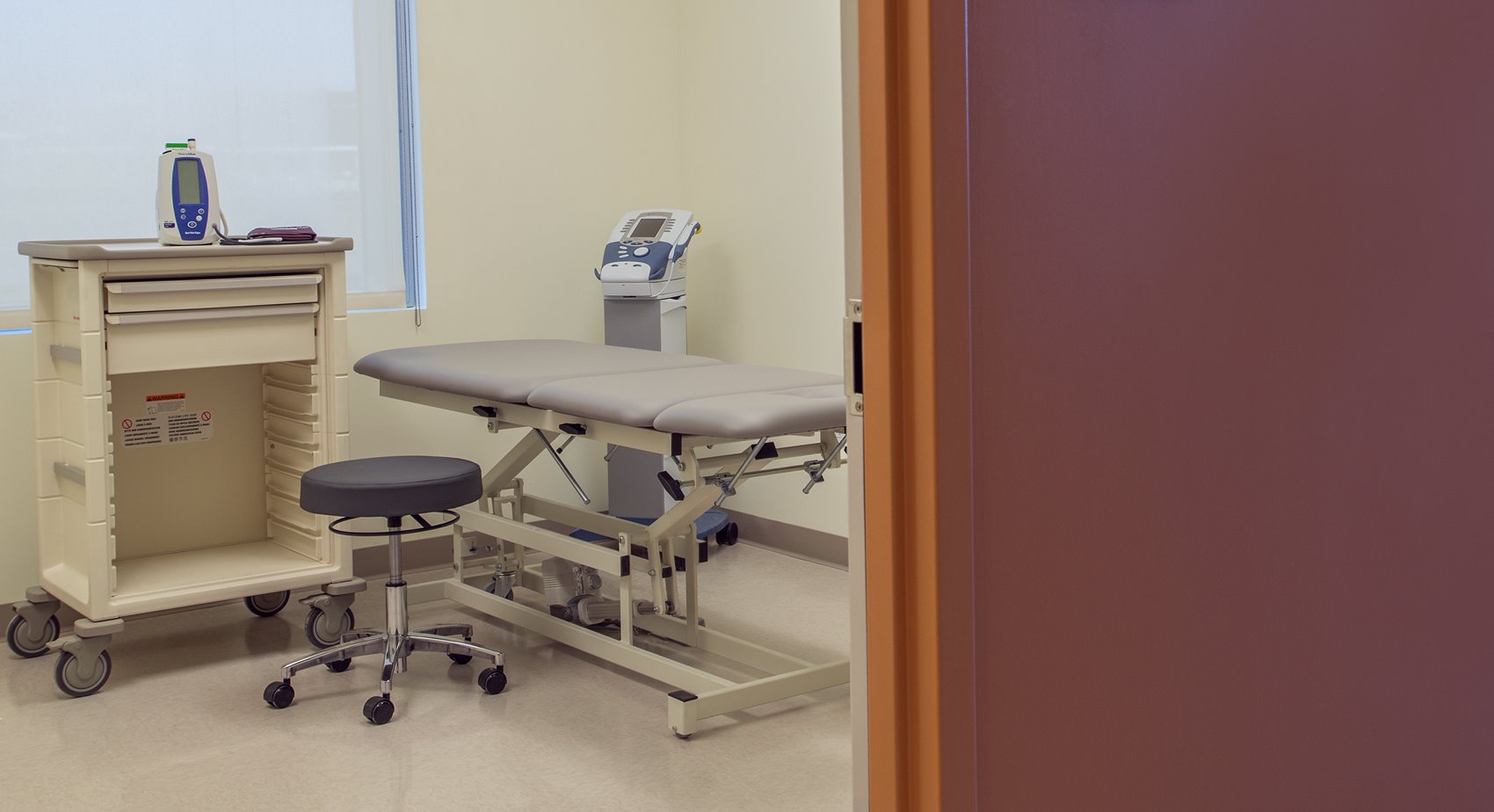 Exam room inside the National Intrepid Center of Excellence facility in Fort Hood