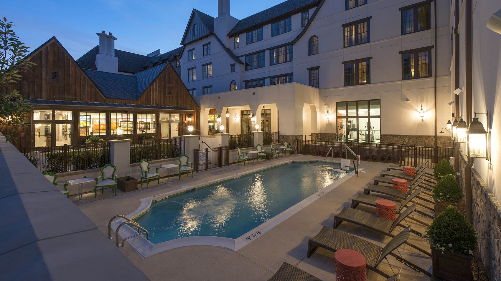 Grand Bohemian Hotel pool area