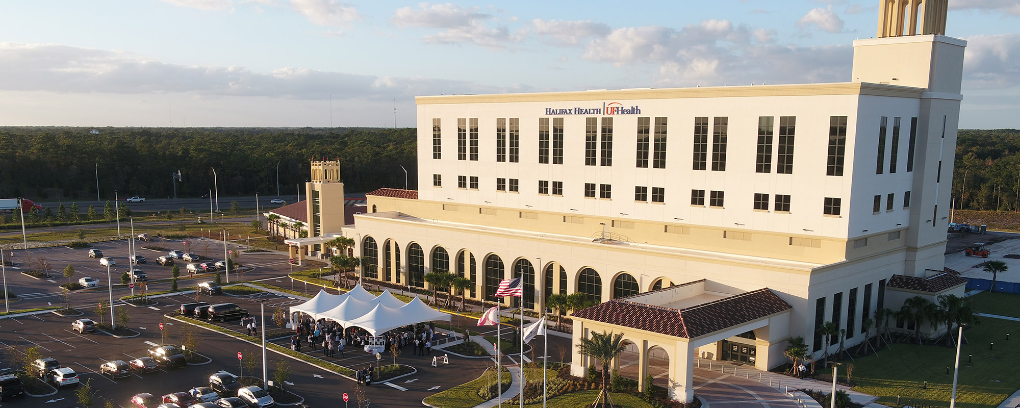 Hospital ribbon cutting event