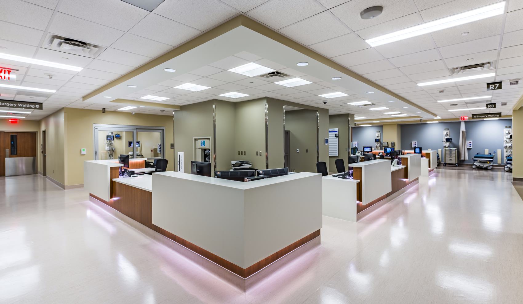 Prep and Recovery Nurses Station at Hospitals of Providence Transmountain