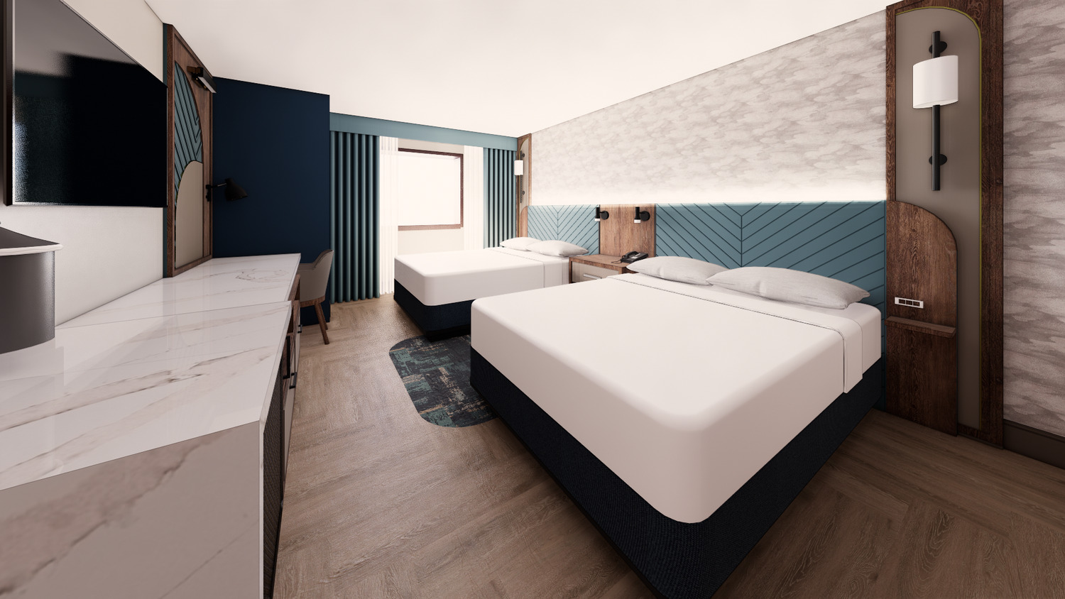guest room rendering