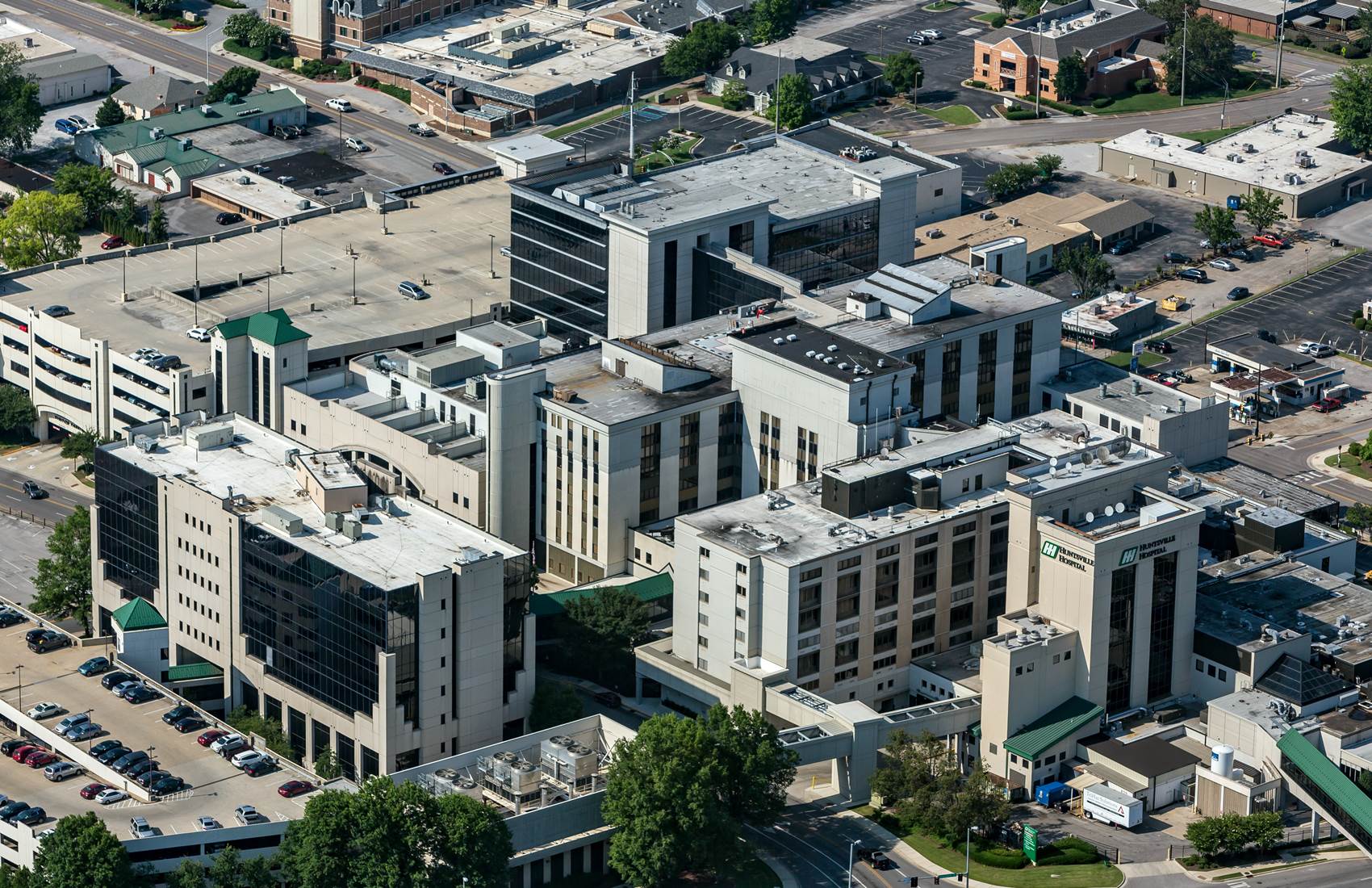 Aerial view of Huntsville Hospital
