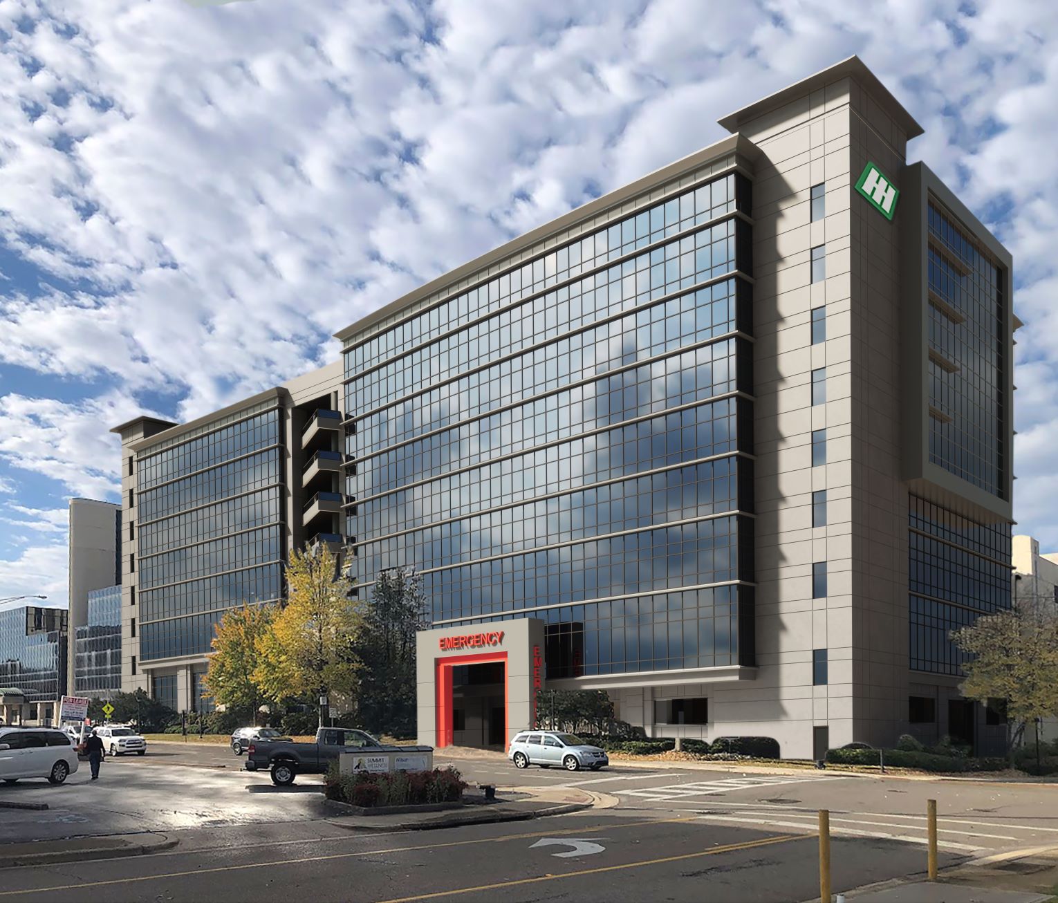 Huntsville Hospital Madison Street Tower Vertical Expansion