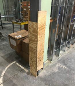 Door frame protection at Beverly Knight Olson Navicent Health