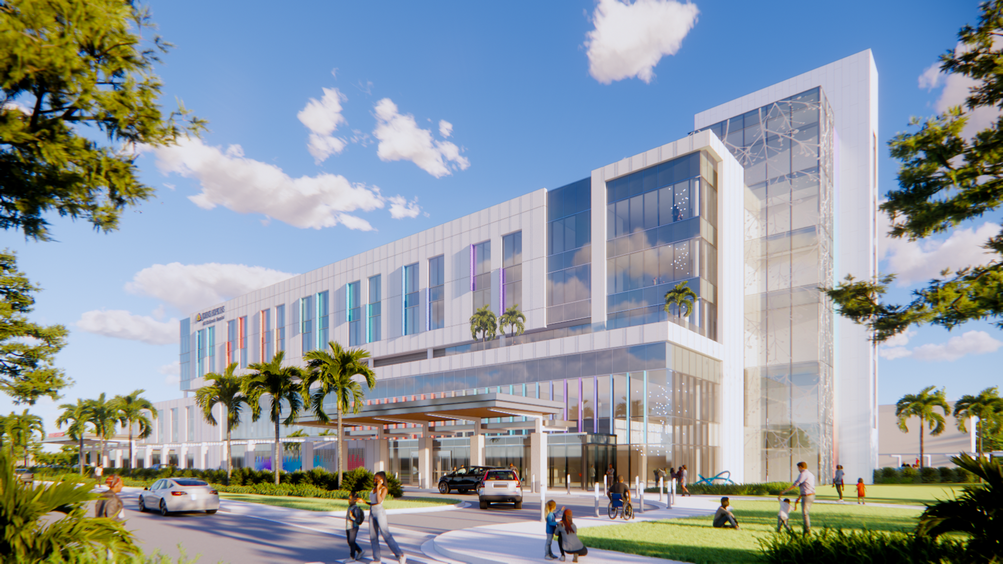 Johns Hopkins All Children's Hospital rendering