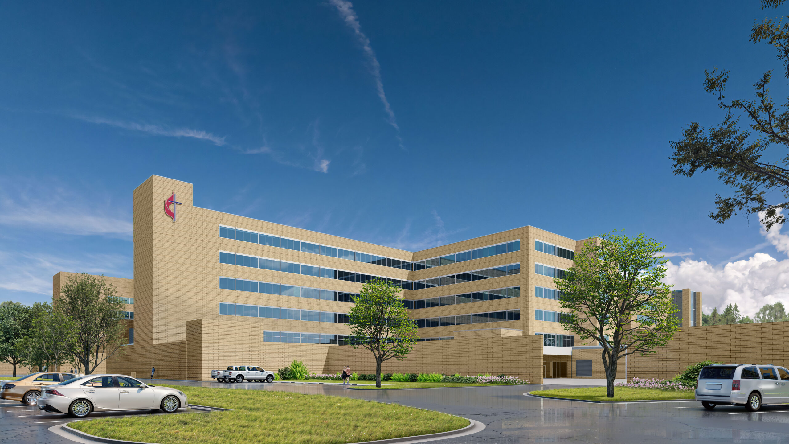 Methodist Hospital Stone Oak vertical expansion rendering