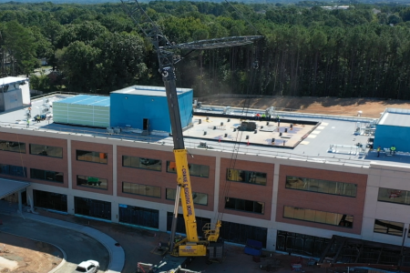 hospital construction roof