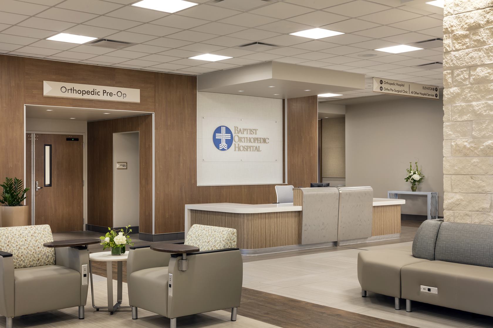 North Central Baptist Orthopedic Hospital Lobby