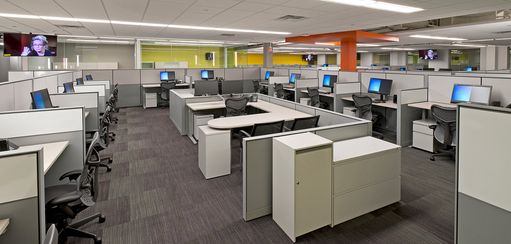 Open office area inside T Mobile Corporate Location