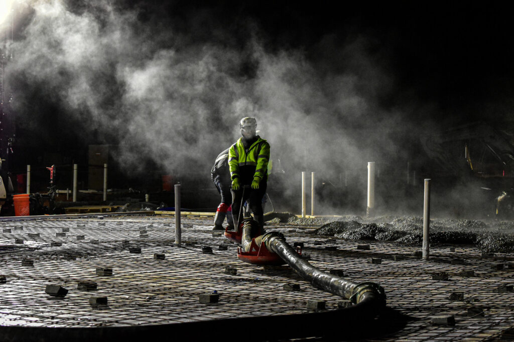 Self-Perform Work - concrete pour