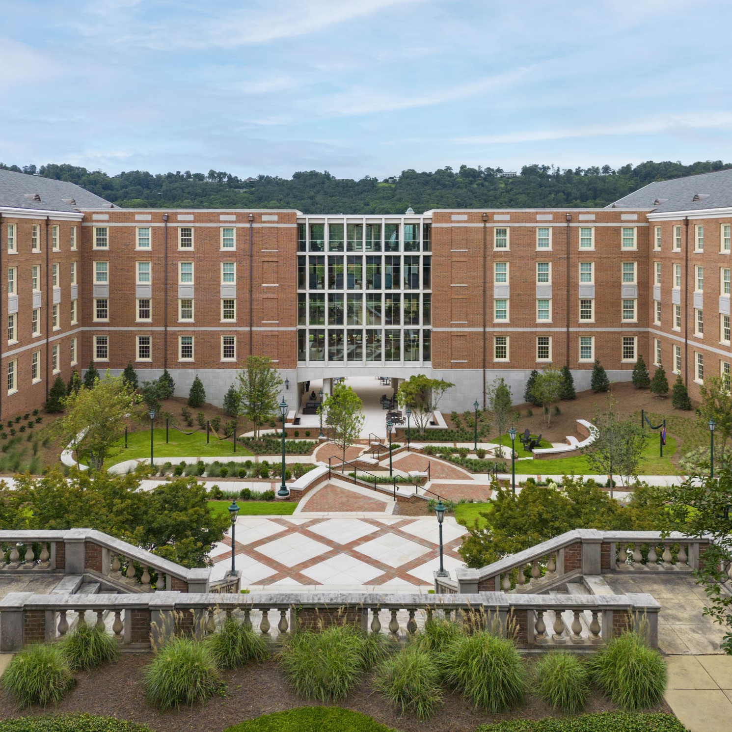 exterior photo of a university building