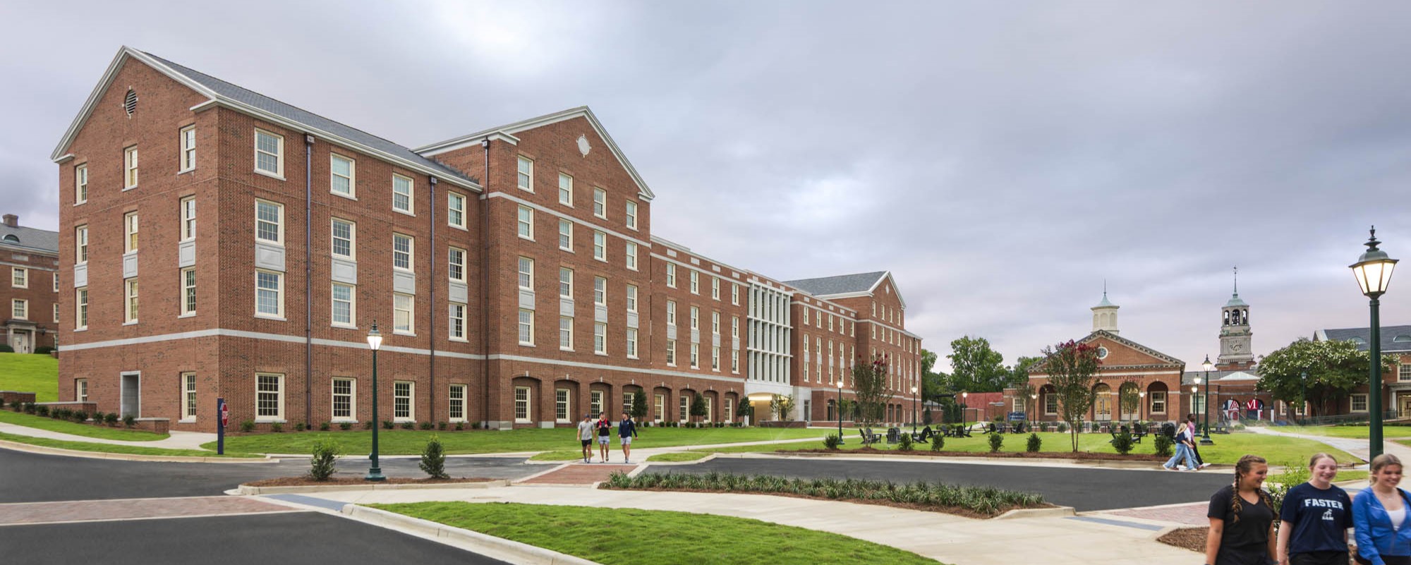 exterior photo of a university building