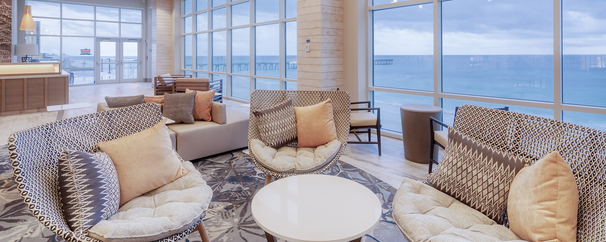 hotel lobby