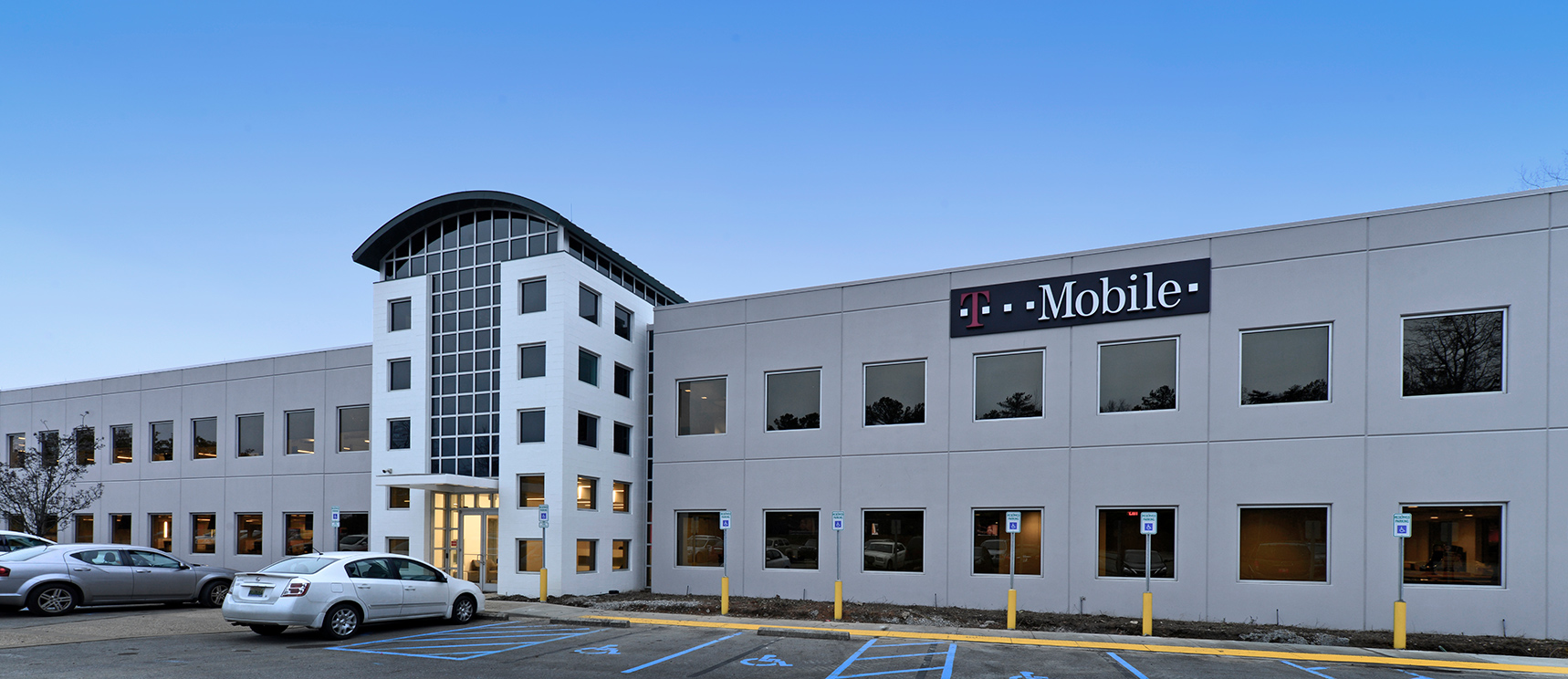 Exterior view of T Mobile Corporate Office