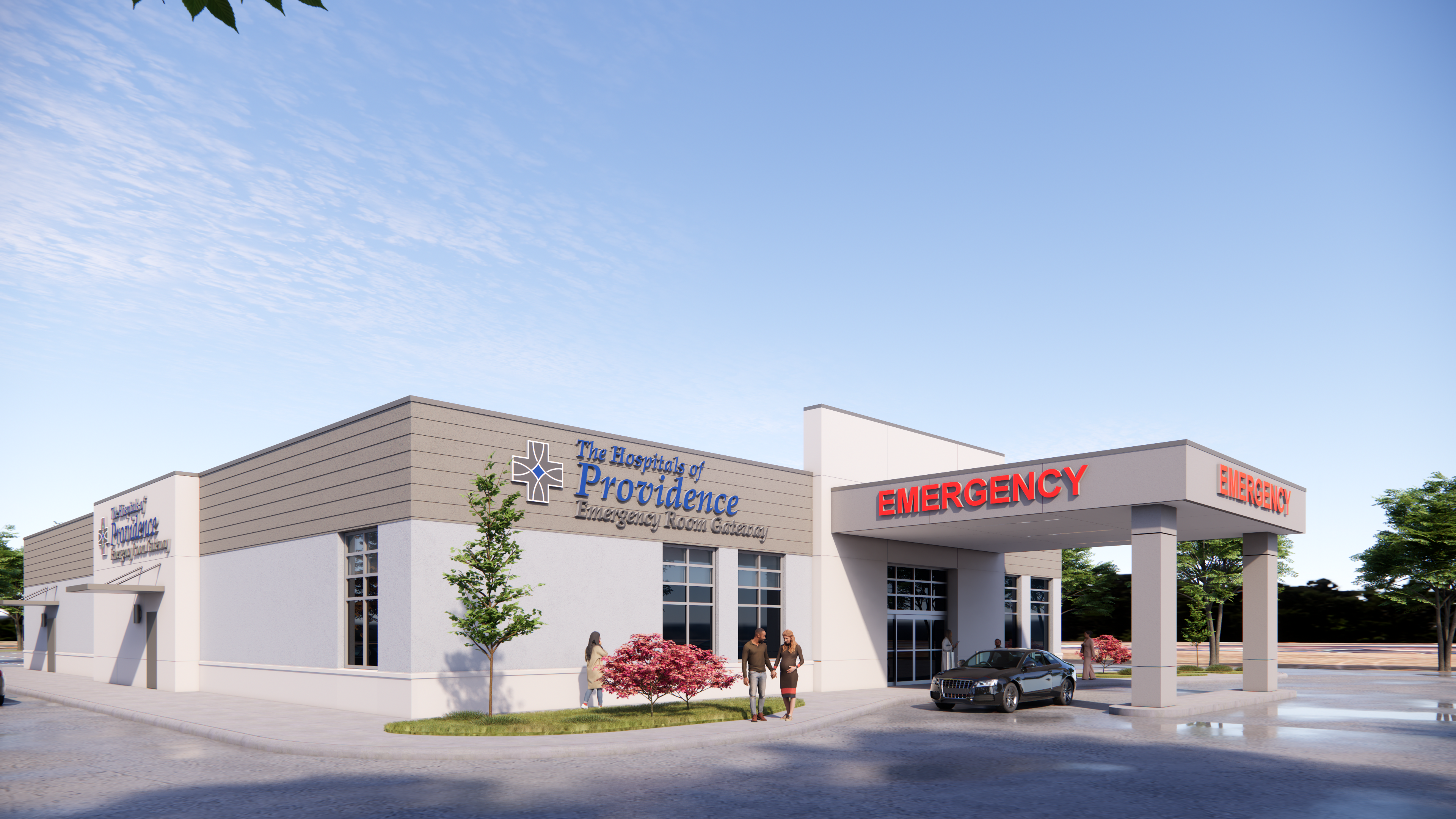 The Hospitals of Providence Emergency Room Gateway rendering