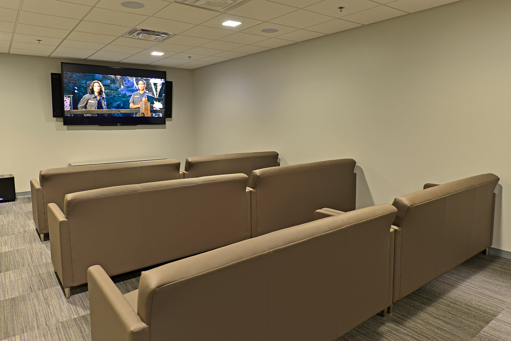 Theater inside Wofford College Indoor Arena