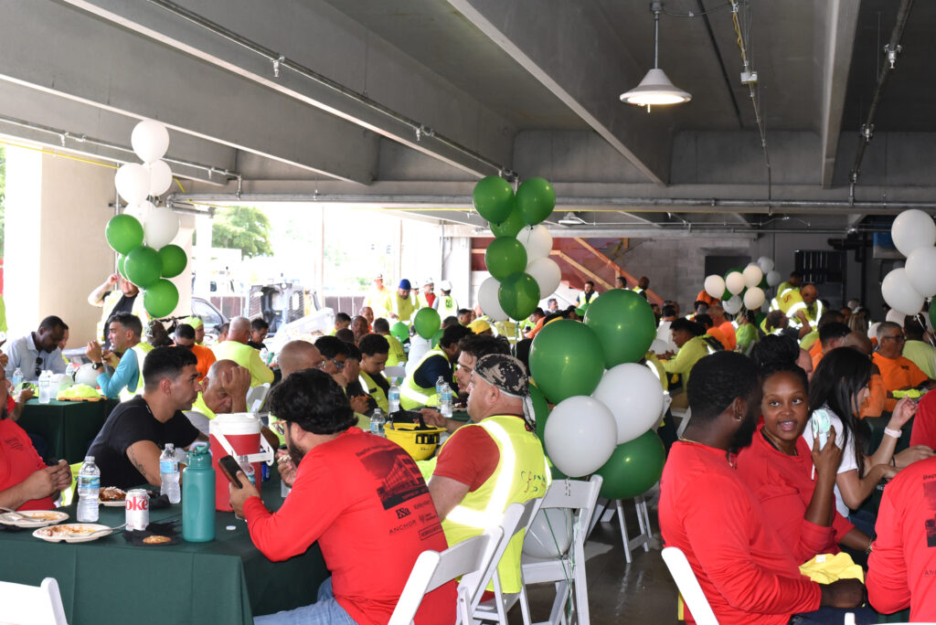 Baptist Health Rehabilitation Hospital topping out lunch