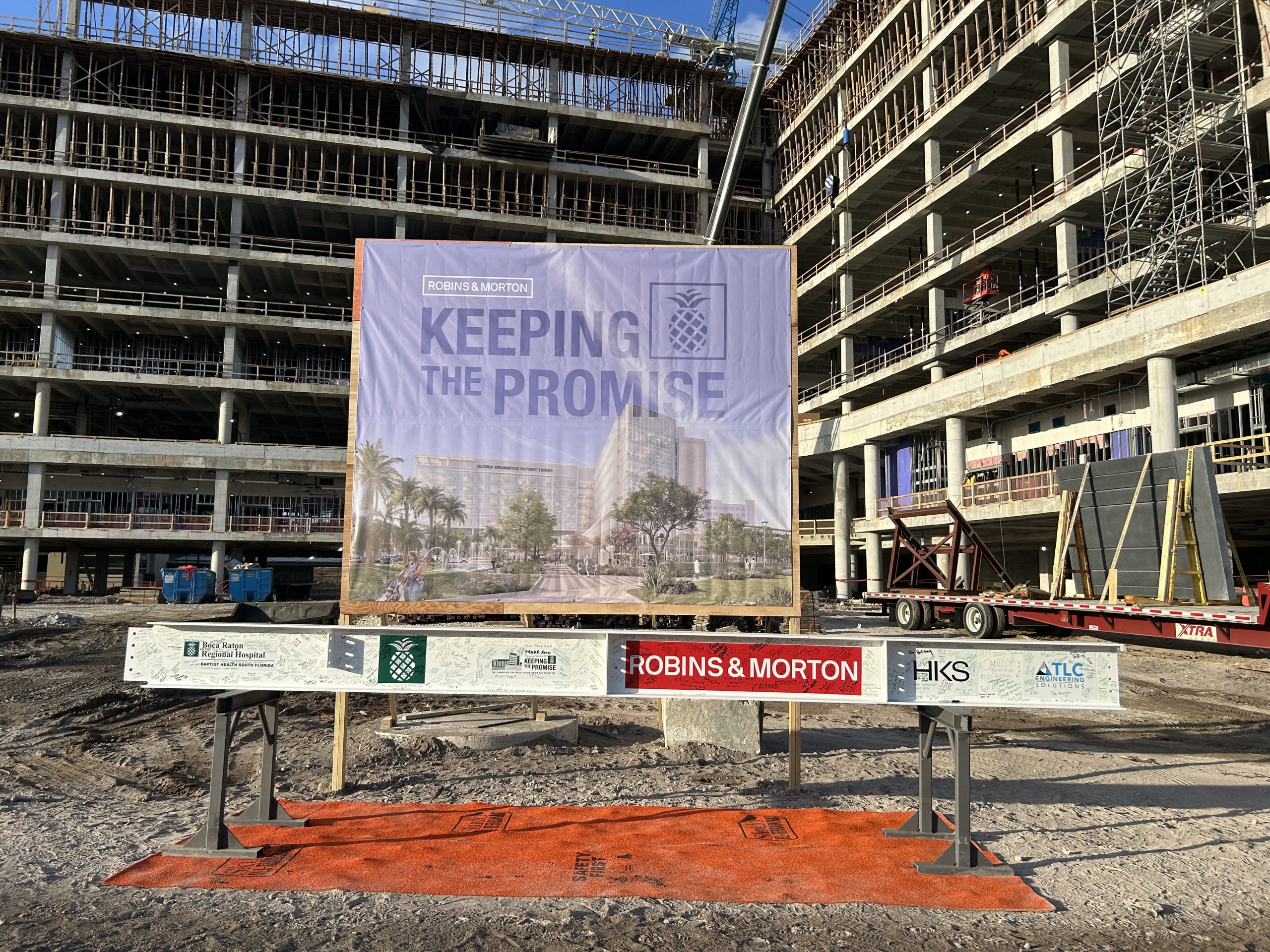 Boca Raton Regional Hospital Topping Out